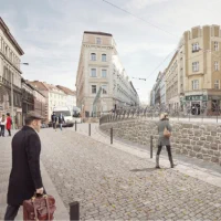 Vizualizace Seifertova ulice revitalizace